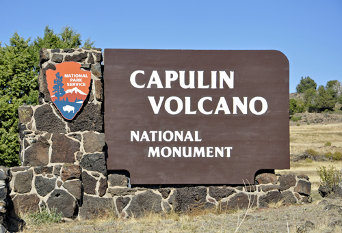 Capulin Volcano National Monument sign